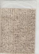 America ? Philadelphia 1846 extensive letter written by a British emigrant from Philadelphia in