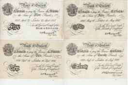 Fake banknotes issued by Hitler under ?Operation Bernhard? WWII - group of fake British banknotes