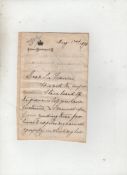 Autograph ? Royalty ? Princess Beatrice^ daughter of Queen Victoria letter signed and dated August