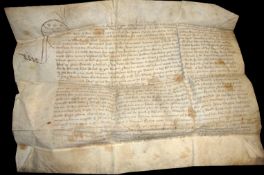 Reign of Edward IV ? indenture on vellum from the reign of Edward IV^ being a property transaction