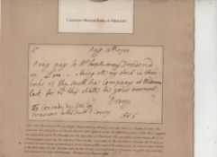 The ?South Sea Bubble? document signed by Roger Boyle^ Earl of Orrery^ dated August 10th 1722