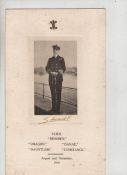 Autograph ? Royalty ? Edward VIII fine photogravure image of the young Edward VIII showing him full
