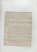 West Indies ? Jamaica 1804 ms document being instructions for the militia on Jamaica dated King?s
