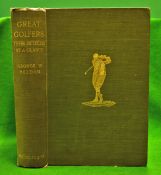 Beldam George W - "Great Golfers, their Methods at a Glance" 1st edition 1904 in original green