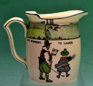 A fine Royal Doulton golfing series ware Westcott jug- decorated with Crombie style golfers and