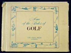 Crombie, Charles "Some of The Rules of Golf " 1st reprint ed 1966 c/w dust jacket publ`d by Ariel