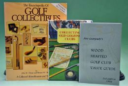 Golf Collectors Reference Books and Price Guides (3) - incl Mort Olmans` "Encyclopaedia of Golf" (