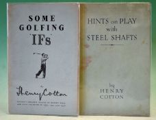 Cotton, Henry (2) â€“ to incl "Hints on Play with Steel Shafts" c1933 in original wrappers fully