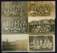 Selection of Rugby Schools Team Postcards â€“ photographs ranging from 1909 onwards some have