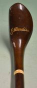 Fine J Donaldson Maker Sunday Golf Walking Stick â€“ fitted with a longnose style golf club handle