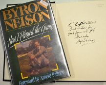 Nelson, Byron signed - "How I Played The Game" 1st ed 1993 with green cloth and gilt boards and