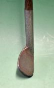 Anderson Anstruther rut iron c. 1885 â€“ head measures 2.25x 1.75" c/w 5"flat oval hosel â€“