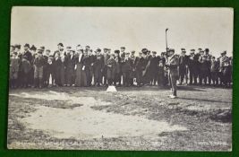 Scarce 1907 Ben Sayers- Bathgate Golf Club Opening postcard - titled and inscribed "Opening of