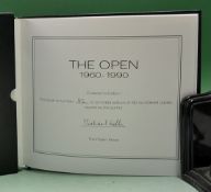 Hobbs, Michael â€“ signed â€“ "The Open 1960-1990. A photographic record featuring the work of