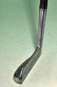 James Braid `Orion` flanged bottom flat sided hosel and shaft putter stamped John Little & Co Ltd