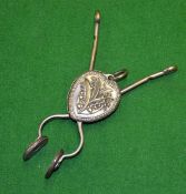 Scarce ladies tennis skirt lifter â€“ stamped with makers marks F.B. & Co 1078 overall 5" in working