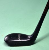 Forgan Black Magic composite mallet head putter â€“ central brass soleplate stamped with makers mark