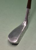 Good D J Simpson shallow face longnose alloy putter â€“ stamped 1911 to the sole and fitted with a