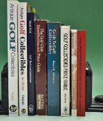 Golf Collectors Reference Books and Price Guides (8) to incl 2x C Furjanic Golf Collectables 1st and