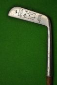 Early Ben Sayers Benny Gruvsol patent blade putter with the ridged sole and square section shaft