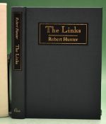 Hunter, Robert - "The Links" - 1926 ltd ed re-print no. 192/1500 - c/w cloth boards with black and