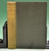 Darwin B & Duncan G â€“ "Present Day Golf" 1st ed 1921 c/w illustrated photographs by G.W. Beldam