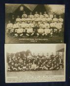 2 x Australia Rugby Team Postcards â€“ photographs range from 1908 onwards, both with light markings