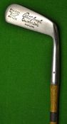 Early Bobby Jones "Calamity Jane" autograph gooseneck blade putter c/w 3 x rings of whipping to