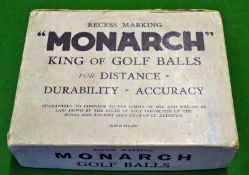 11x "Monarch" wrapped recessed dimple golf balls - (made by Sparkbrook Golf Ball Co Birmingham) -