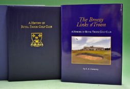 Crampsey, R.A. signed â€“ "A History of Royal Troon Golf Club â€“The Breezy Links o` Troon" scarce