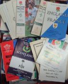 Quantity of 1960 Onwards Rugby International Match Programmes â€“ including teams such as Australia,