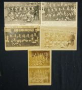 Selection of Wales Rugby Team Postcards â€“ all are of team photographs, all are reasonably clean