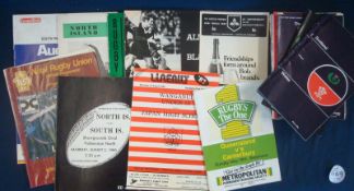 Mixed Selection of 1960s Onward New Zealand Inter Island Trial Rugby Match Programmes â€“ consisting