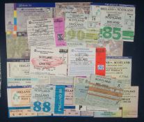 Collection of 1970s Onward Ireland v Scotland Rugby Match Tickets â€“ to include (H) and (A) on 03/