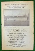 Interesting 1927 Devon v Kent Semi Final County Championship Rugby Programme â€“ played on 5th