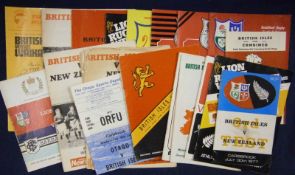 Collection of 1977 British Lions Tour to New Zealand Rugby Programmes â€“ on 18/06/77, 09/07/77,