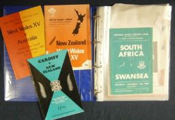 Selection of 1950s Onward Welsh Clubs v Touring International Teams â€“ including Cardiff v NZ 21/