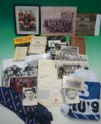 Mixed Selection of Signed Rugby Ephemera, Books, Pictures and Scrap Books â€“ consisting of 6 x
