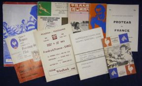 Selection of 1975 France Tour to South Africa Rugby Programmes â€“ including v South Africa 21/06/75
