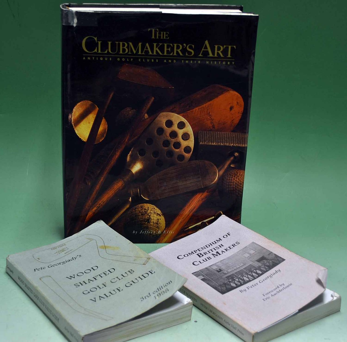 Ellis, Jeffery â€“ "The Club Maker`s Art â€“ Antique Golf Clubs and Their History" 1st edition