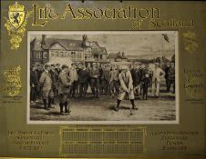 Brown, Michael James (1853-1947) 1903 Life Association of Scotland Golfing Calendar titled "FIRST