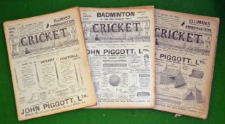 Collection of 1903 Cricket Magazines - titled Cricket: A Weekly Record Of The Game to incl 22x