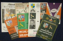 Collection of 1980 British Lions Tour to South Africa Rugby Programmes â€“ including v SA 31/05/