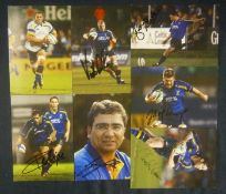 7 x Signed Leinster Rugby Player Photos â€“ only 1 not signed, all in overall G condition