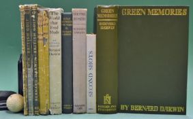 Darwin, Bernard collection (10) â€“ mostly 1st editions to incl "British Clubs" â€“ 1943, 2x "