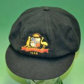 Rare 1948 Australian Baggy Green Cricket Cap â€“ Sidney Barnes. Rare 1948 Australian Baggy Green