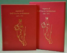 Hawtree, Martin signed â€“ "Aspects of golf Course Architecture Pt. II - 1925-1971 â€“An Anthology