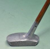 Fine Kroydon Schenectady style putter -Model S32 with diamond cut face markings and stamped Jack