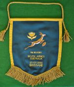 2002 Official South Africa v Australia Pennant â€“ for the Tri Nations match played in Brisbane on