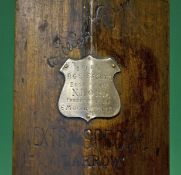 1914 Prize cricket bat â€“ Gunn & Moore The Autograph Harrow cricket bat with silver plated shield